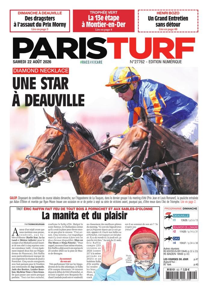 Couverture de l'édition du Samedi 22 août 2026